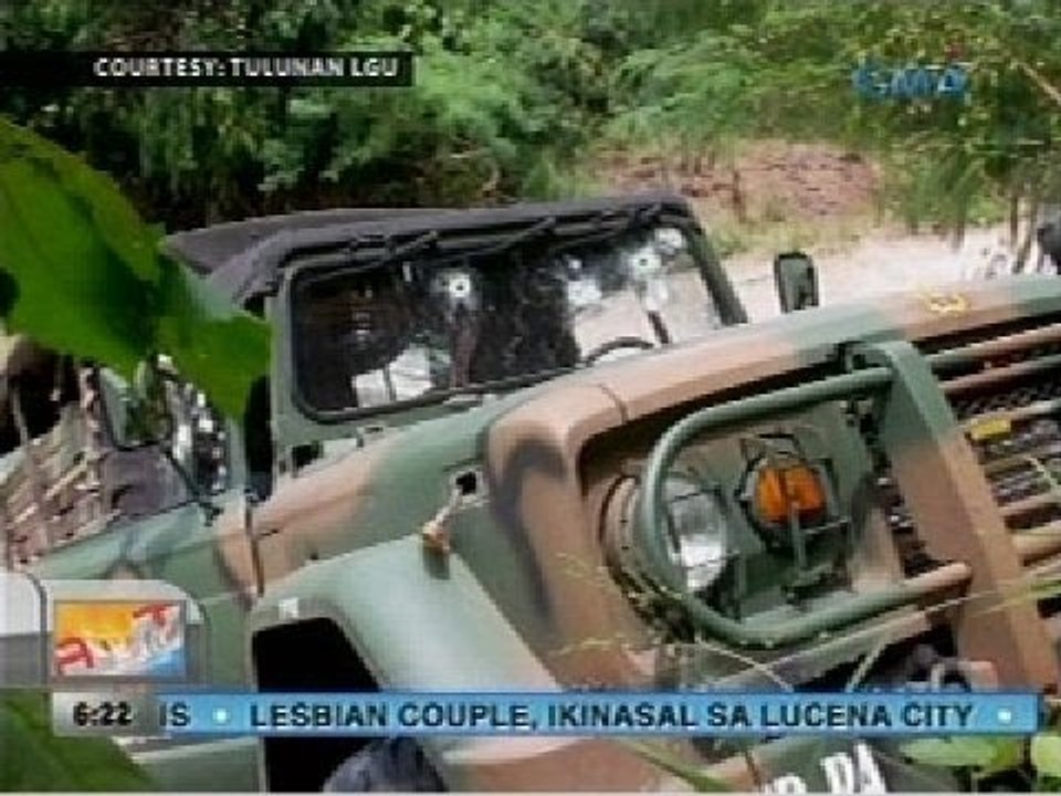 UB: 9 sundalo, patay sa magkahiwalay na pananambang ng mga hinihinalang NPA