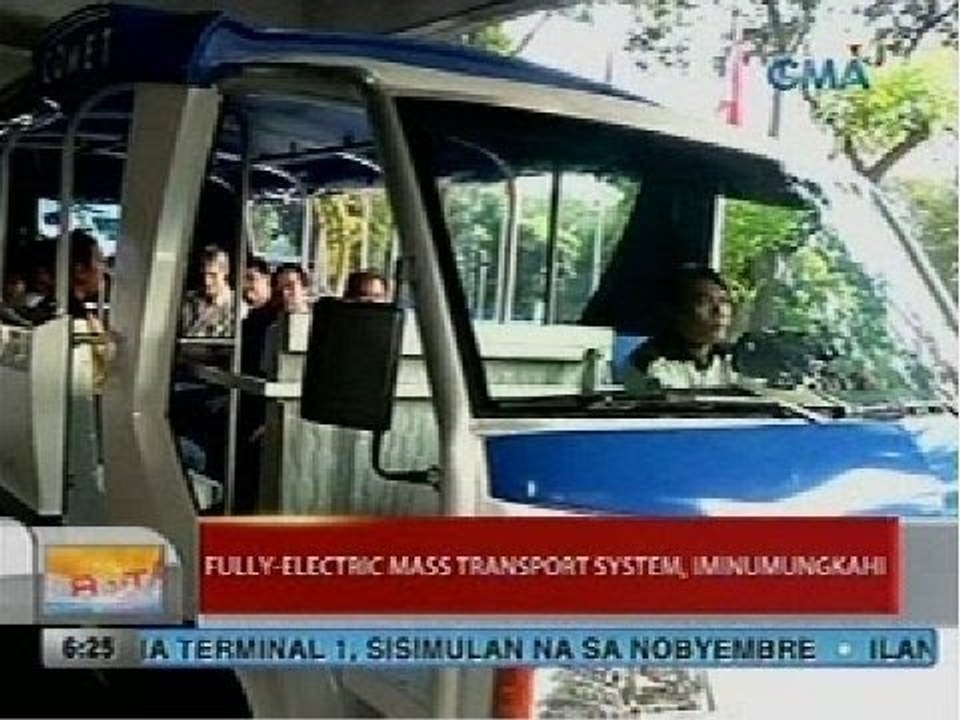 UB: Fully-electric mass transport system, iminumungkahi