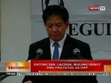 BT: Ex-Sen. Lacson, muling iginiit ang pagtutol sa DAP