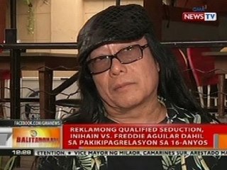 Reklamong qualified seduction, inihain vs. Freddie Aguilar dahil sa pakikipagrelasyon sa 16-anyos