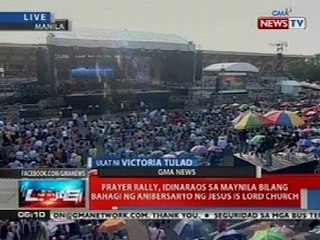 NTL: Prayer rally, idinaraos sa Maynila bilang bahagi ng anibersaryo ng JIL