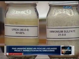 Peke umanong manicure-pedicure livelihood project sa Masantol, Pampanga, iniimbestigahan