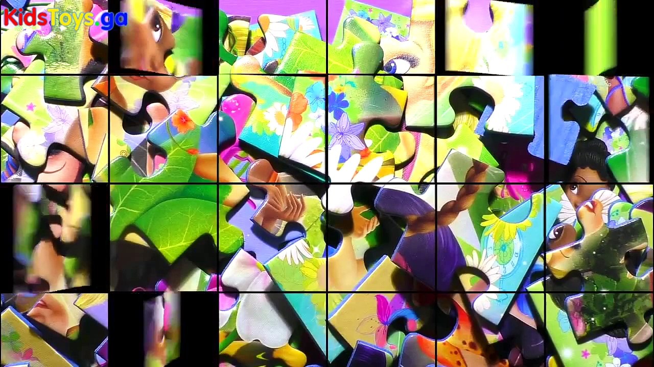 Disney Fairies Puzzle Games Tinker Bell Toys Learning Activities Rompecabezas Kids Puzzles- Marvel