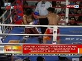 BT: John Riel Casimero, nadepensahan ang IBF Flyweight Title nang ma-knockout si