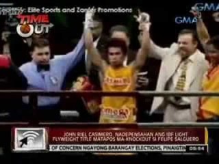 24 Oras: John Riel Casimero, nadepensahan ang IBF Light Flyweight title