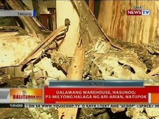 BT: Dalawang warehouse, nasunog (Taguig)