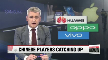 Combined shipments of China's three smartphone makers surpass Apple for first time