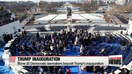 At least 25 Democratic lawmakers boycott Trump's inauguration