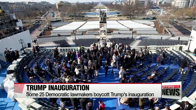 At least 25 Democratic lawmakers boycott Trump's inauguration