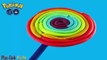 LOLLIPOP Play Doh Toys! Pokemon GO Pikachu watch Make rainbow lollipop playdoh FUN
