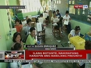 QRT: Ilang botante sa QC, nahirapang hanapin ang kanilang presinto