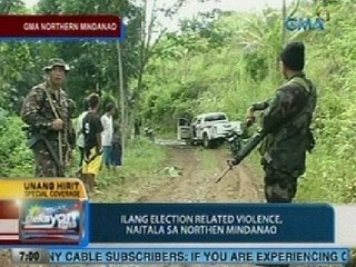 UB: Ilang election related-violence, naitala sa Northern Mindanao