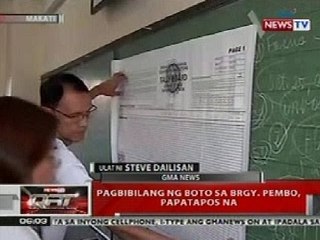 QRT: Pagbibilang ng boto sa Brgy. Pembo, Makati, papatapos na