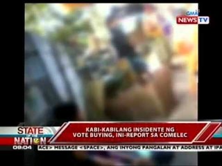 SONA: Kabi-kabilang insidente ng vote buying, ini-report sa Comelec
