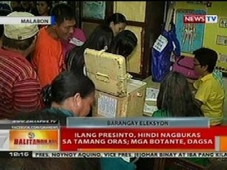 BT: Ilang presinto sa Malabon, hindi nagbukas sa tamang oras