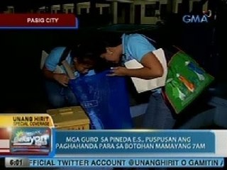 UB: Mga guro sa Pineda Elementary School sa Pasig, puspusan ang paghahanda para sa botohan