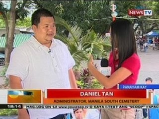 BT: Panayam sa Administrator ng Manila South Cemetery sa paghahanda sa Undas 2013