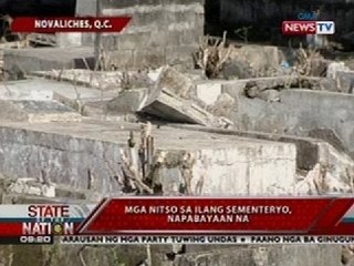 SONA: Mga nitso sa ilang sementeryo, napabayaan na