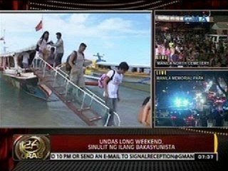 24 Oras: Undas long weekend, sinulit ng ilang bakasyunista
