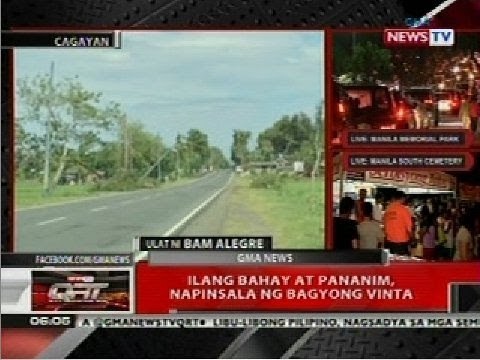 QRT: Ilang bahay at pananim, napinsala ng Bagyong Vinta
