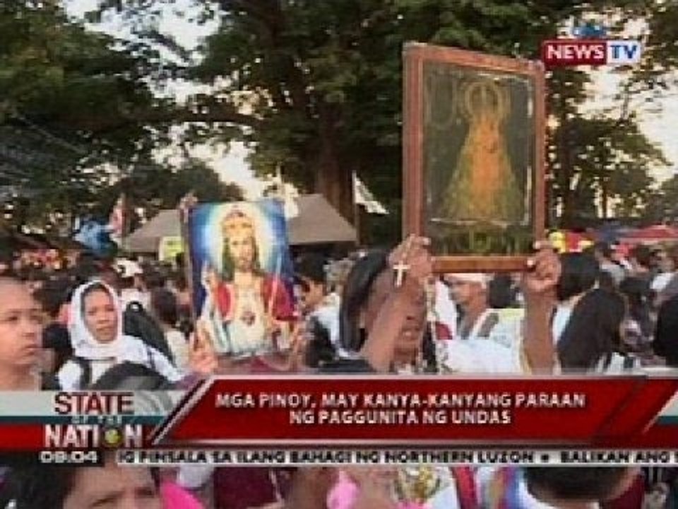 SONA: Mga Pinoy, may kanya-kanyang paraan ng paggunita ng Undas