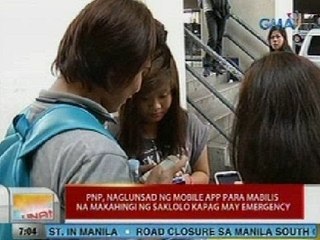 UB: PNP, naglunsad ng mobile app para mabilis na makahingi ng saklolo kapag may emergency