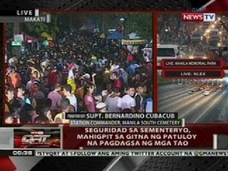 QRT: Seguridad sa sementeryo, mahigpit sa gitna ng patuloy na pagdagsa ng mga tao