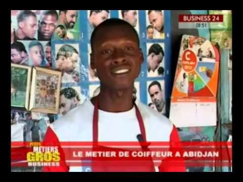 BUSINESS24 Petits Metiers Gros Business Le metier de coiffeur a Abidjan