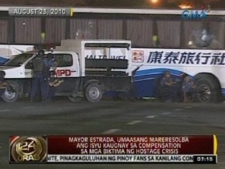 Erap, umaasang mareresolba ang isyu kaugnay sa compensation sa mga biktima ng hostage crisis