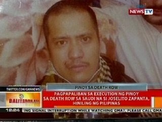 BT: Pagpapaliban ng execution ng Pinoy sa death row sa Saudi Arabia, hiniling ng Pilipinas