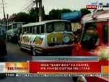 BT: Mga 'baby bus' sa Cavite, ipe-phase out na ng LTFRB