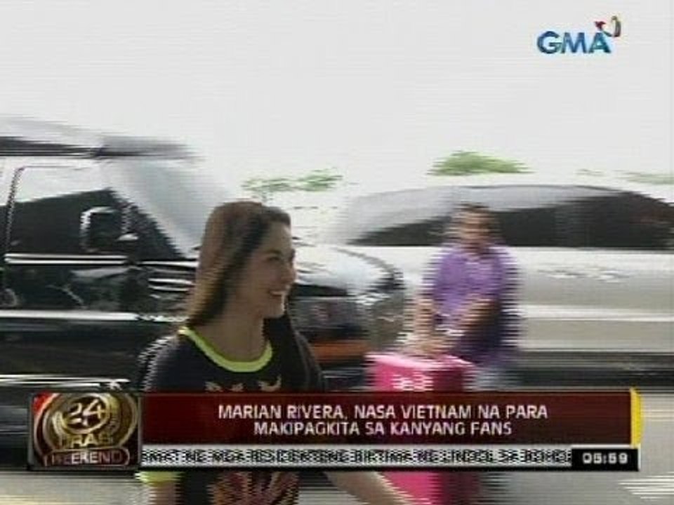 24 Oras: Marian Rivera, nasa Vietnam na para makipagkita sa kanyang fans