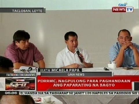 QRT: PDRRMC, nagpulong para paghandaan ang paparating na bagyo