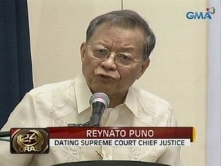 Dating CJ Reynato Puno, nagpatawag ng pulong kaugnay ng People's Initiative kontra-pork barrel