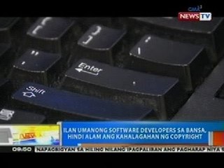NTG: Ilan umanong software developers sa bansa, hindi alam ang kahalagahan ng copyright