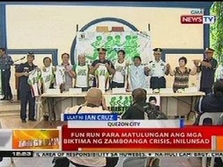 BT: Fun run para matulungan ang mga biktima ng Zamboanga crisis, inilunsad