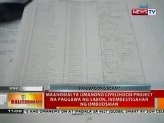 BT: Maanomalyang livelihood project na paggawa ng sabon, iniimbestigahan ng ombudsman