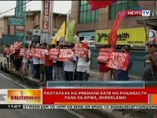 BT: Pagtataas ng premium rate ng PhilHealth para sa OFWs, inireklamo