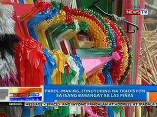 NTG: Parol-making, itinuturing na tradisyon sa isang barangay sa Las Piñas