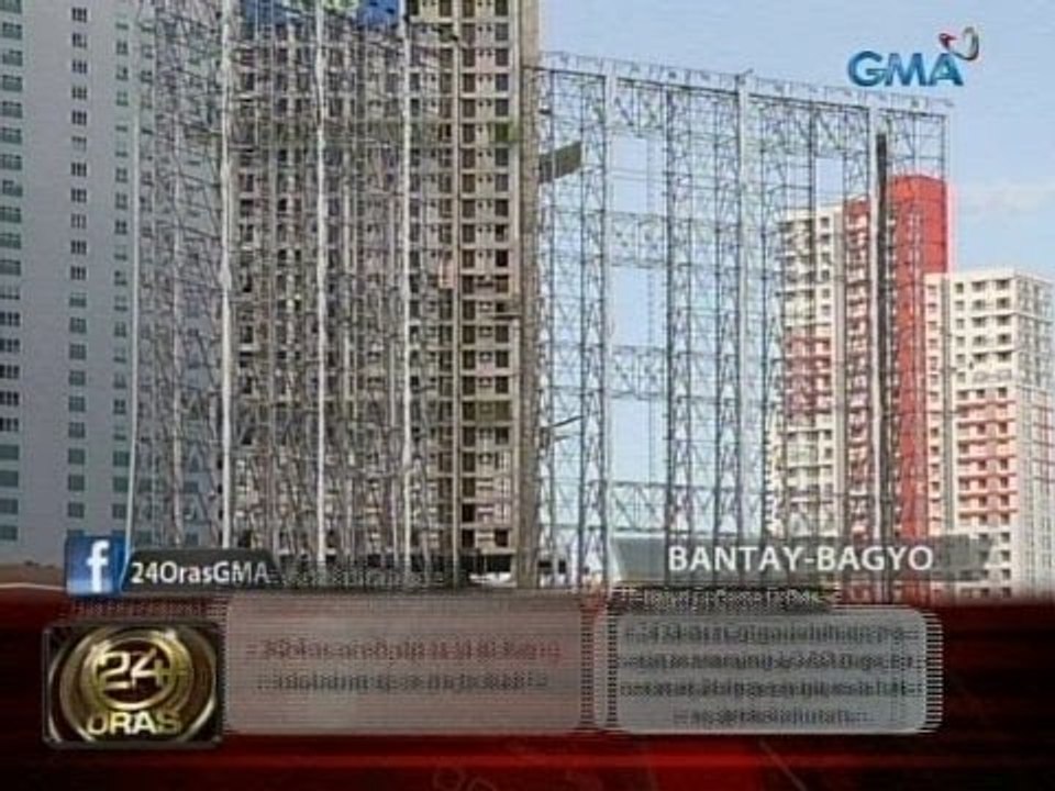 24 Oras: Higanteng billboards, binabaklas na para iwas-disgrasya sa bagyo
