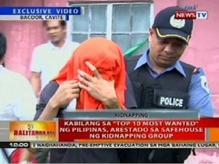 BT: Kabilang sa 'Top 10 Most Wanted' ng PHL, arestado sa safehouse ng kidnapping group sa Cavite