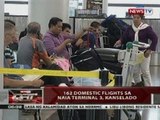 QRT: 162 domestic flights sa NAIA Terminal 3, kanselado