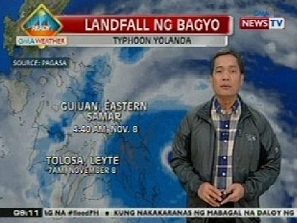 NTG: Bagyong Yolanda, posibleng magkaroon pa ng ika-3 landfall