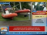 UB: Lalawigan ng Leyte, handa na para sa posibleng hagupit ng Bagyong Yolanda