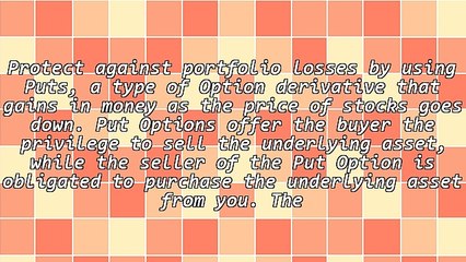 Protect Your Portfolio With Put Options