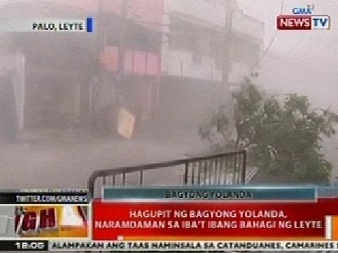 BT: Hagupit ng Bagyong Yolanda, naramdaman sa iba't ibang bahagi ng Leyte