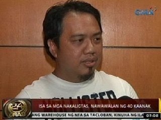 24Oras: Isa sa mga nakaligtas sa Bagyong Yolanda, nawawalan ng 40 kaanak