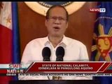 SONA: State of national calamity, idineklara ni Pangulong Noynoy Aquino