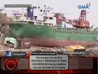 24 Oras: Ilang barko, sumadsad dahil sa bagsik ng Bagyong Yolanda