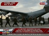 Mga dagdag-puwersa mula PNP, AFP at U.S. military, ipinadala sa mga nasalantang lugar sa Visayas